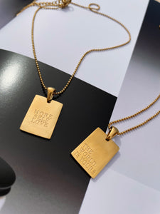 Self-talk necklaces